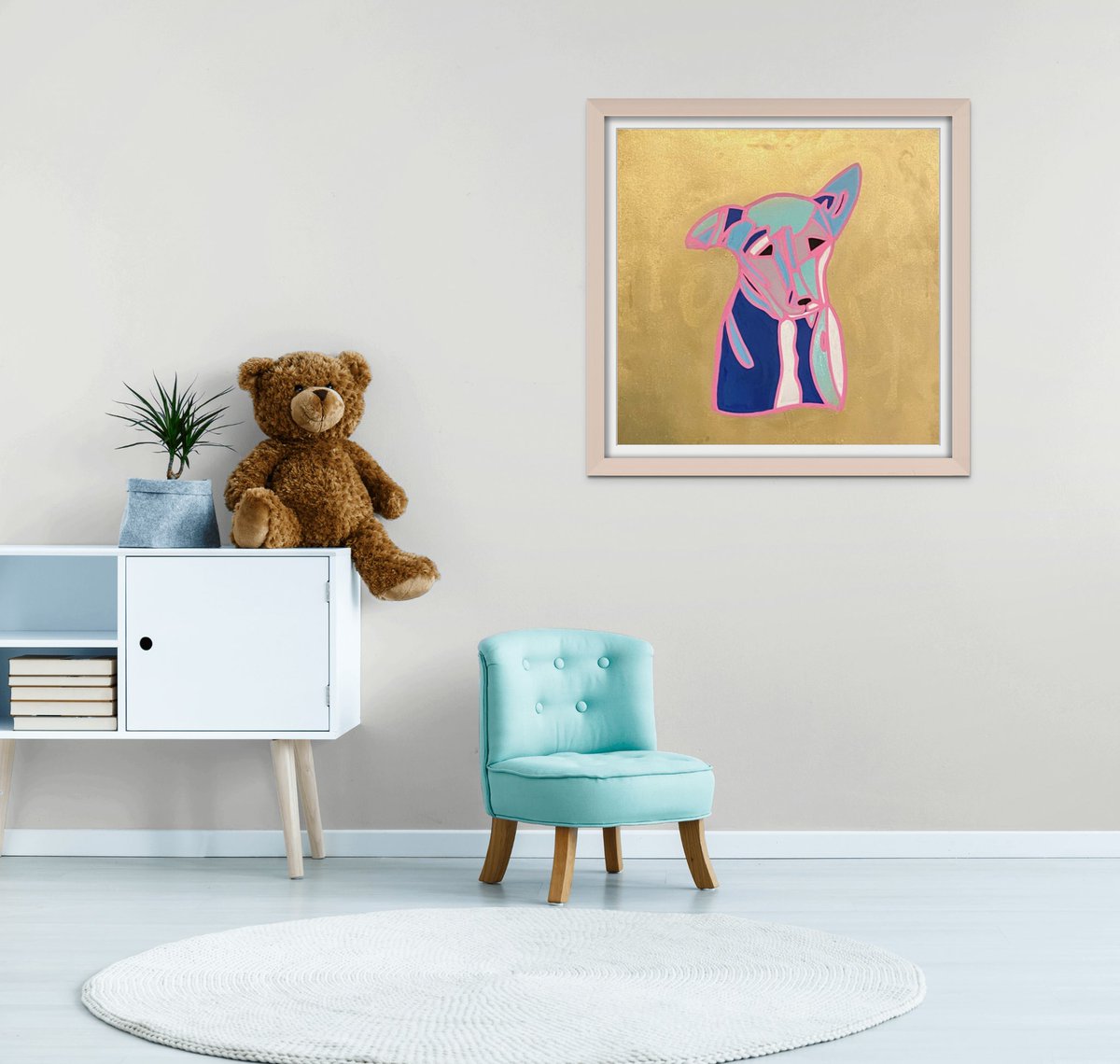 theresnoaft's tweet photo. Entitled: #dog. I’ve never been too fond of this piece, but in thinking about the meaning of family today was drawn to it again. #fineart #abstract #abstractart #painting #犬 
#artforrent #modernart #contemporaryart #hotelart #officeart #抽象画 #美術品 #art #picoftheday https://t.co/g1sZkSnYrX