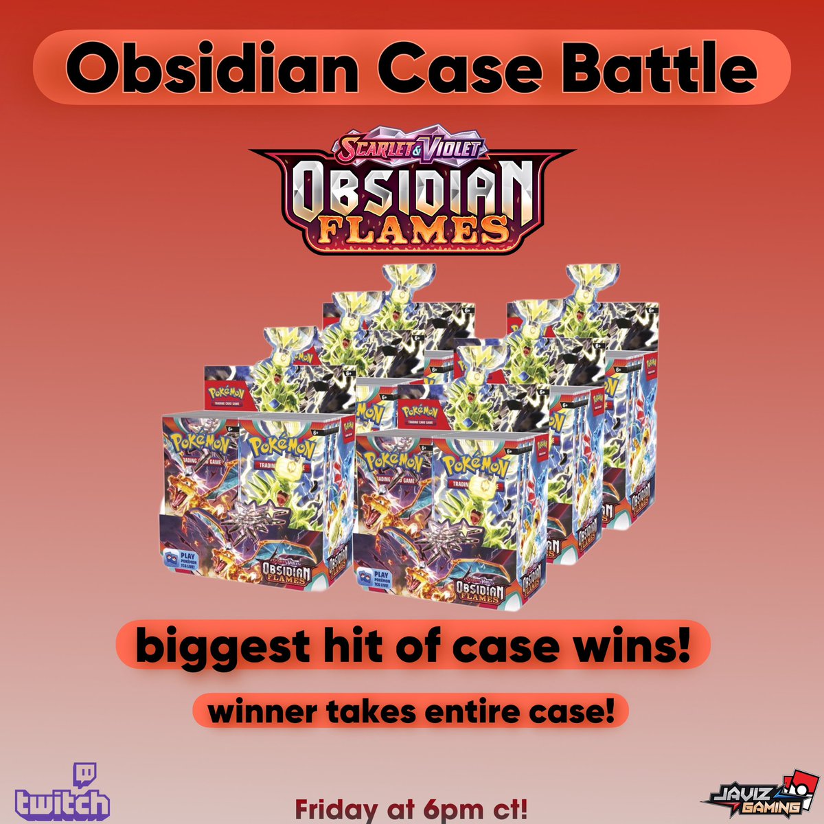 JavizGaming's tweet photo. 🔥obsidian case battle: pack giveaway🔥

follow and rt! 🔁

216 packs for 1 person!😳

for purchase: 
💵 $3.69 a pack (30 max)
💵 $2.69 on gifted packs (these will go back to the community via discord and twitter giveaways) 
winner announced tomorrow! 🔥 https://t.co/sEQwv3nvMy