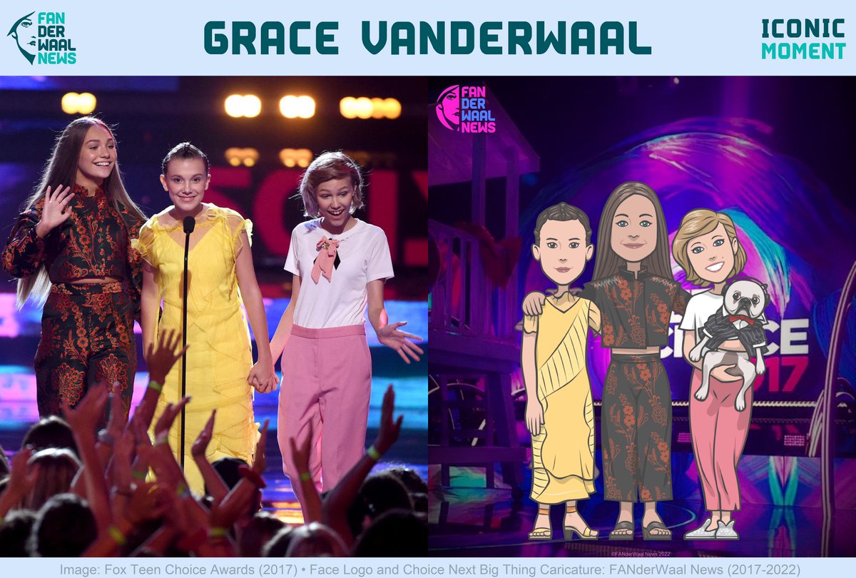 FANderWaalNews's tweet photo. #FBF โข 2017.08.13
#IconicMoment @GraceVanderWaal #ChoiceNextBigThing @TeenChoiceFOX @maddieziegler @Milliestopshate #GracesPugFrankie #SupportGraceVanderWaal #BoyFriends #ChooseKindness https://t.co/3ZSkJmzapB