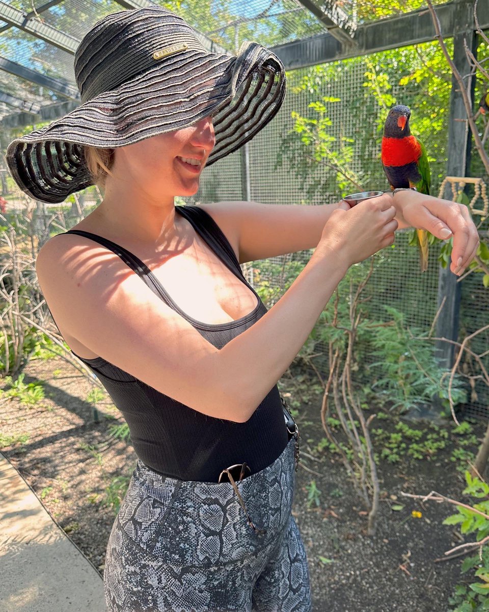 vannapresley's tweet photo. Wildlife moments in #SaltLakeCity not to miss. #LibertyPark holds many treasures, but perhaps the greatest among them is the @TracyAviary which had travel reporter Mom and me excited to return 🦉🦜🦅 https://t.co/xU1C85C9SG
