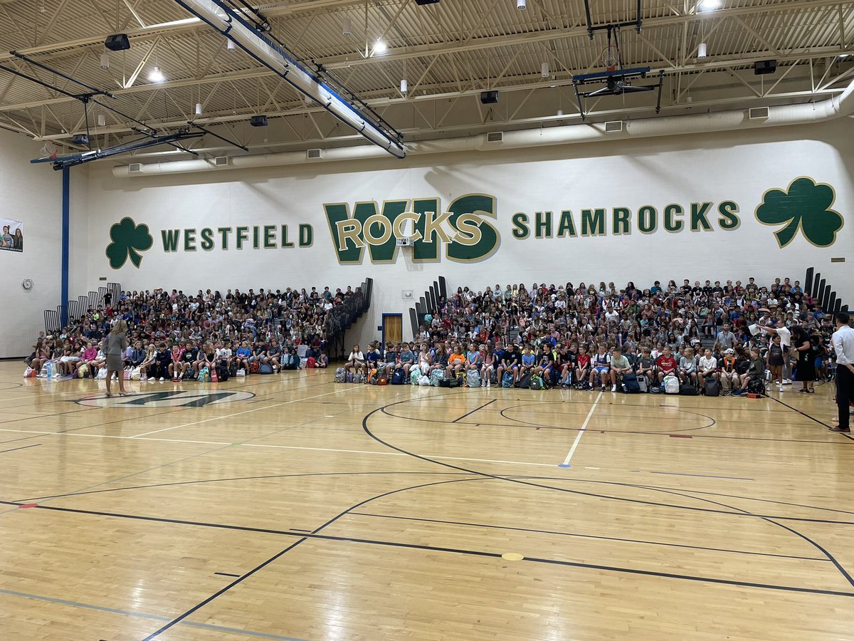 The Class of 2031 were together for the very first time today!!   What a great day!!  #ROCKStrong