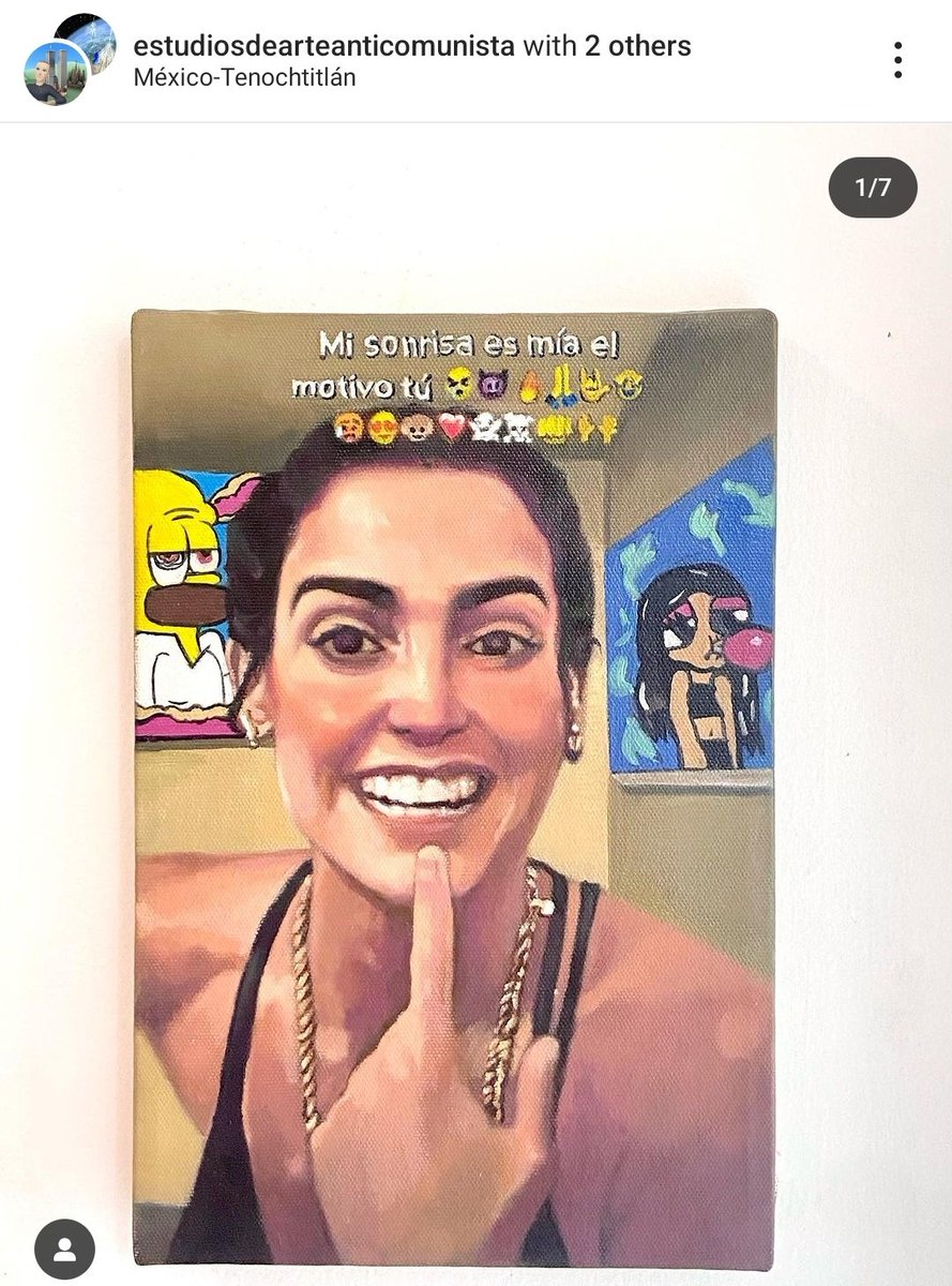 En mi opinión el mame de las pinturas culeras de Mar de Regil lo ganó el wey que pintó esto