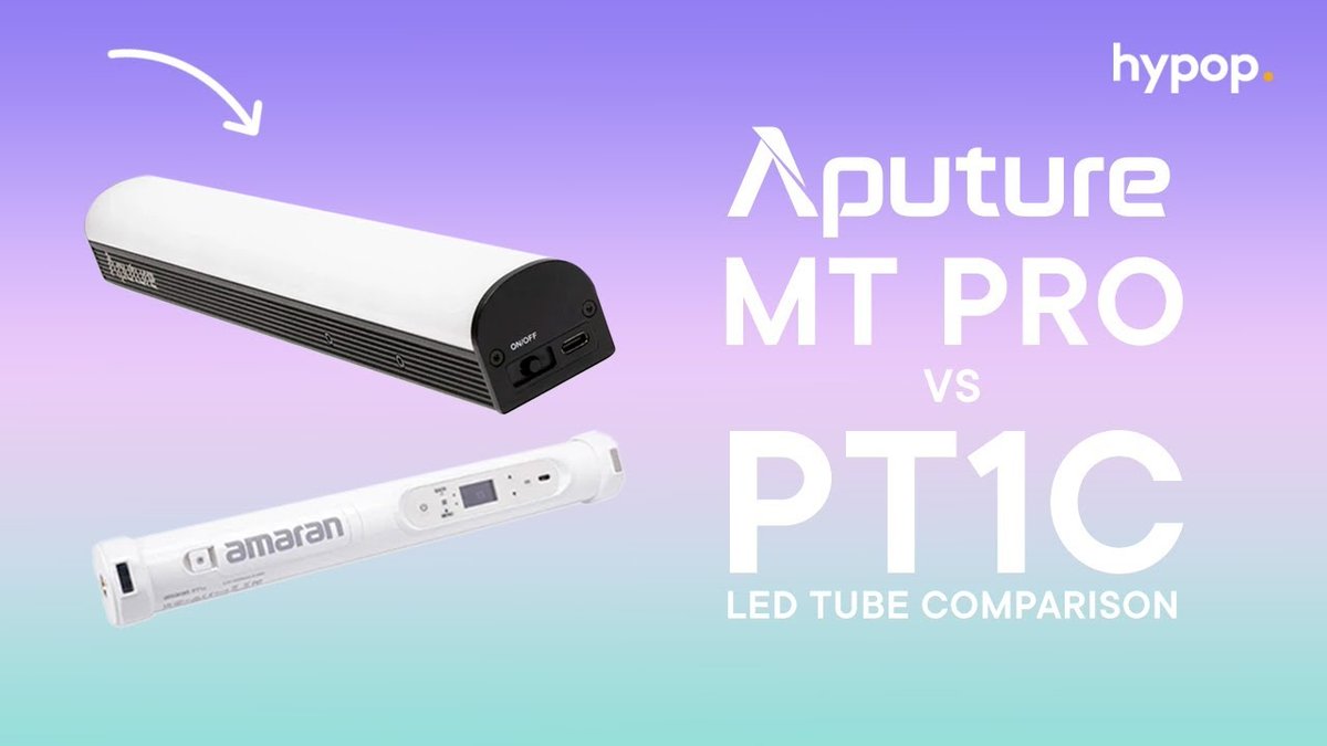 hypop's tweet photo. 📽️ NEW VIDEO ALERT ❗️ 

We’re putting two of Aputure's newest LED light tubes to the test: The Aputure MT Pro vs. the amaran PT1c. Join us as we unbox and compare both options to determine which one reigns supreme. 

WATCH HERE 👉  https://t.co/rzJtEEj4j7 https://t.co/uhdkhLVymN