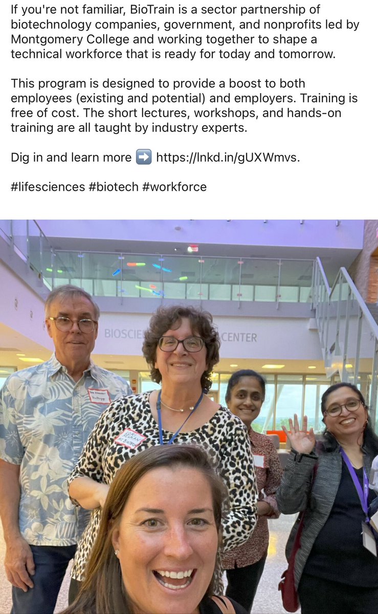 GrowMontCtyMD's tweet photo. ICYMI: This time last week - 2 busy events for #entrepreneurs in #MontgomeryCountyMD: @Connectpreneur at @UatShadyGrove & @montgomerycoll #Biotrain open house (latter event & photo courtesy @BioBuzzMaryland )
@MontgomeryCoMD @worksourcemd @think_moco @ShulmanRogers @BioTrac https://t.co/K6B0YmCwIG