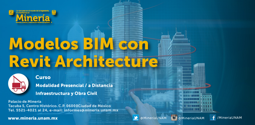 MineriaUNAM's tweet image. Identifica  las ventajas de la generación de #ModelosBIM a través de ejercicios prácticos mediante el uso del programa #RevitArchitecture.
Consulta el temario y precio en:ow.ly/Lzw250P1Gu1
#Arquitectos #IngenierosCiviles #EducaciónContinua #UNAM
