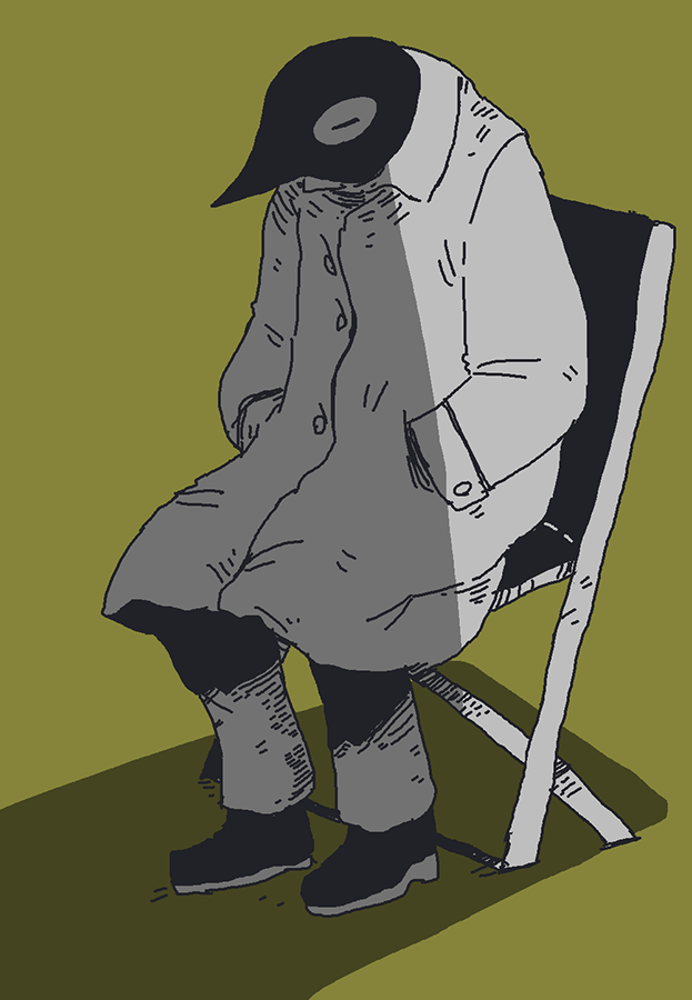 「あさらくがき」|大鳥のイラスト