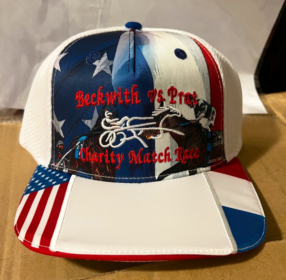 #beckwithvsprat hats are in!🤩🏇🏿
See everyone August 19th! Donations/Sponsors are still being accepted message if interested! #saratogaracecourse #saratogaharness @TheNYRA @USTrotting @barstoolsports