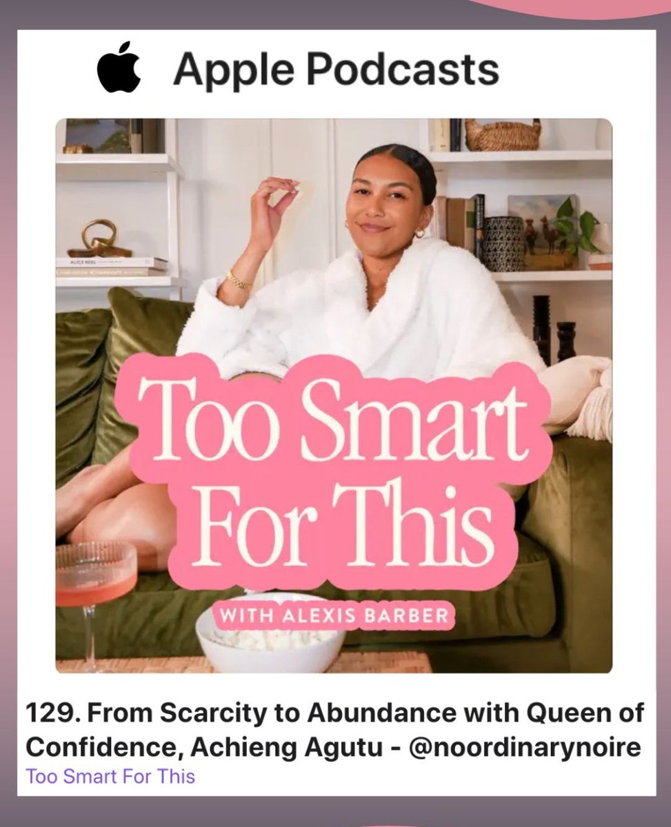 icon_pr's tweet photo. Achieng Agutu joins the Too Smart For This Podcast with Alexis Barber ▶️ https://t.co/Rz4LoqlBfo
#TooSmartForThisPodcast #AlexisBarber #AchiengAgutu #Model #Podcaster #ICONPR https://t.co/6j76u2m7KN