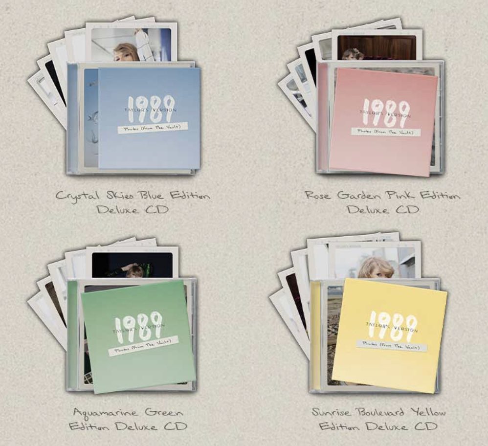 💙🩷 Giveaway 💚💛 Giving away 1 of each color of the 1989 TV Deluxe Edition CDs! To enter: - Follow me (@Eras_Resale) - Retweet this tweet 4 winners will be randomly chosen on 8/17 @ 6pm EST 💙🩷 US Residents Only 💚💛