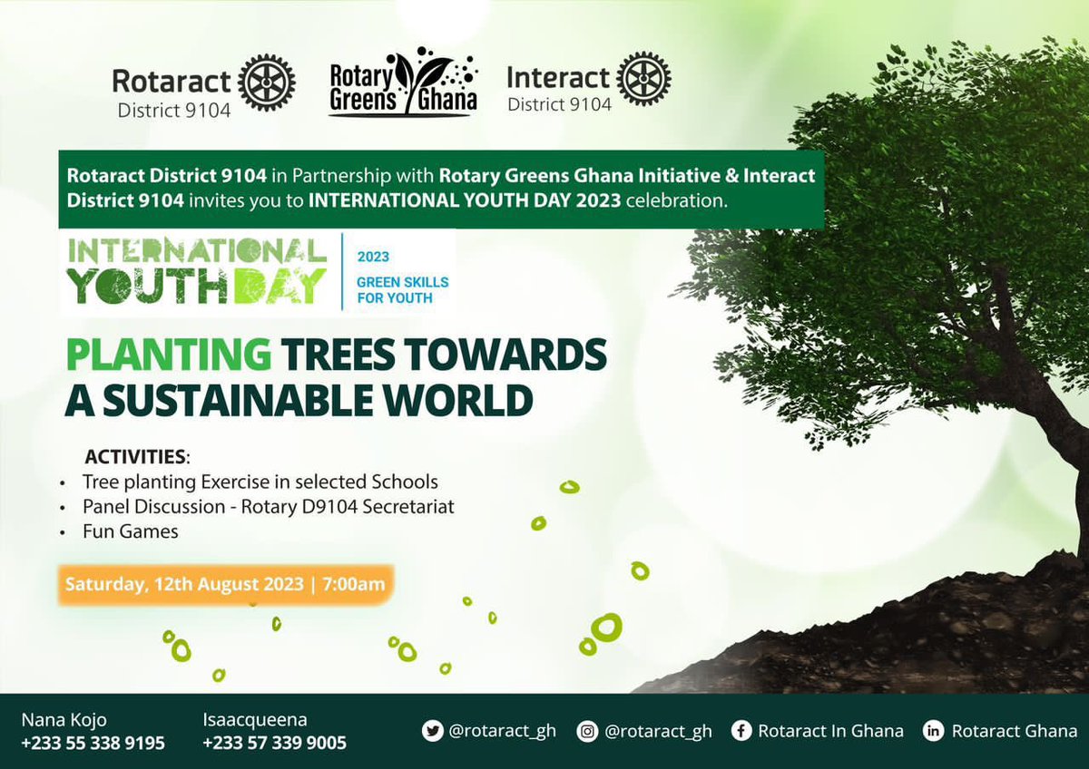 rca_adabraka's tweet photo. Can’t miss this for anything 🥳🥳🥳🥳
#RotaryInternational
#RotaractExperience https://t.co/bQH6uMYl5a