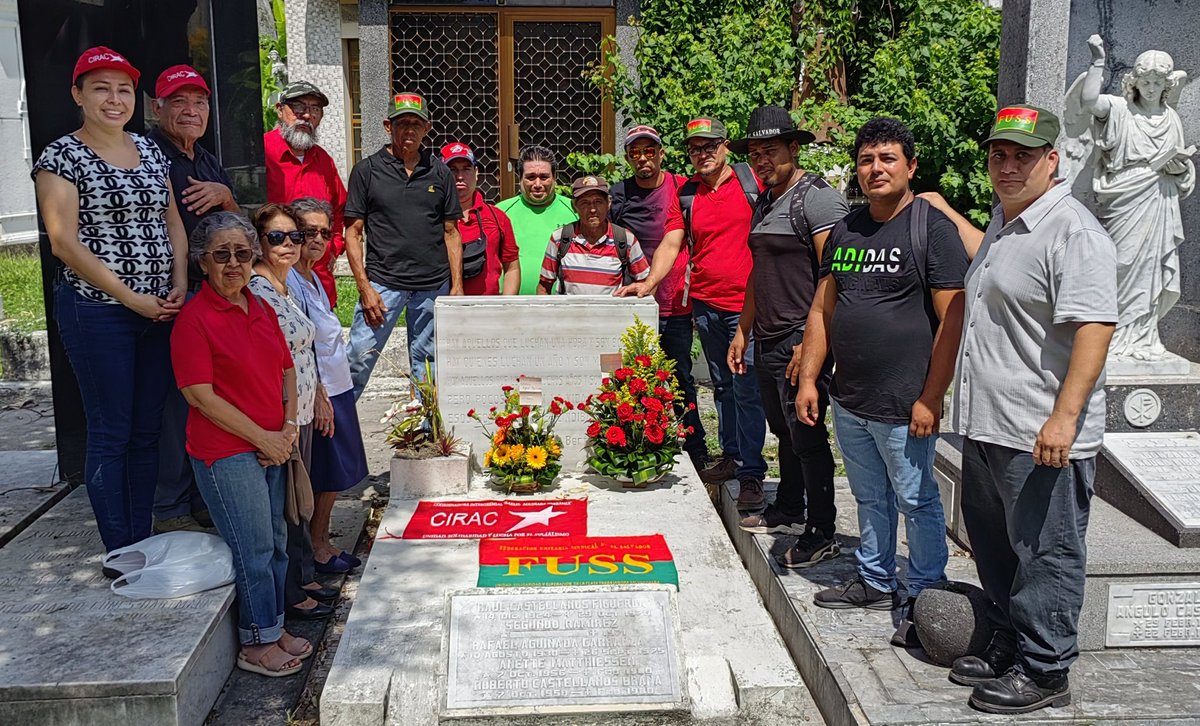 FussSv's tweet photo. @FussSv Federación fundada por el compañero Rafael Aguiñada Carranza #SindicalistaMartir de unidad revolucionaria salvadoreña, en ocasión del 92° aniversario de su natalicio, enarbolamos su legado como luchador social incansable, incorruptible e inquebrantable https://t.co/3LtgYQ01ri