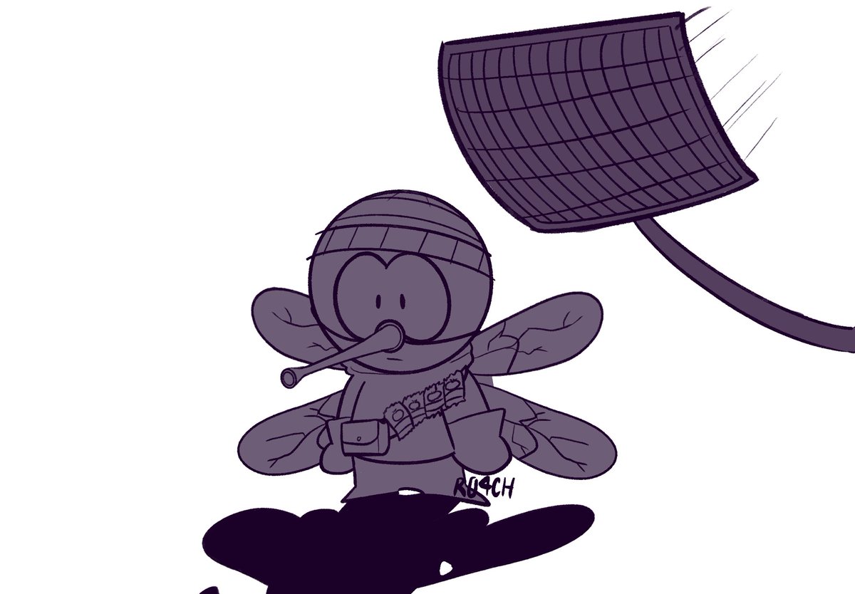 CreekDealer's tweet photo. Uh oh #Southpark #southparkfanart #MosquitoSouthpark #Flyswat https://t.co/L1Ybgi80Gm