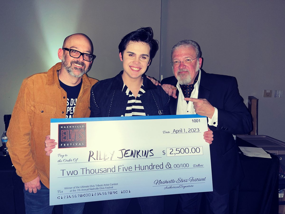We are cheering on our 2023 champion RILEY JENKINS as he represents us tonight (Semi-Finals) and Saturday night (Finals) at the Ultimate Elvis Tribute Artist Contest at <a href="/VisitGraceland/">Graceland</a>! Nashville is proud, Riley!!

#Elvis #ElvisPresley #Graceland