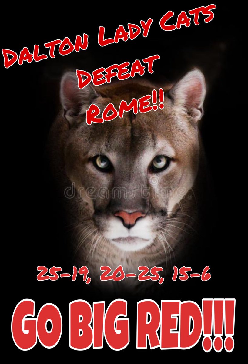 school_dalton's tweet photo. Dalton Lady Cats Volleyball defeats Rome!!
#GoBigRed #DaltonDifference https://t.co/9tSdGSyb5q