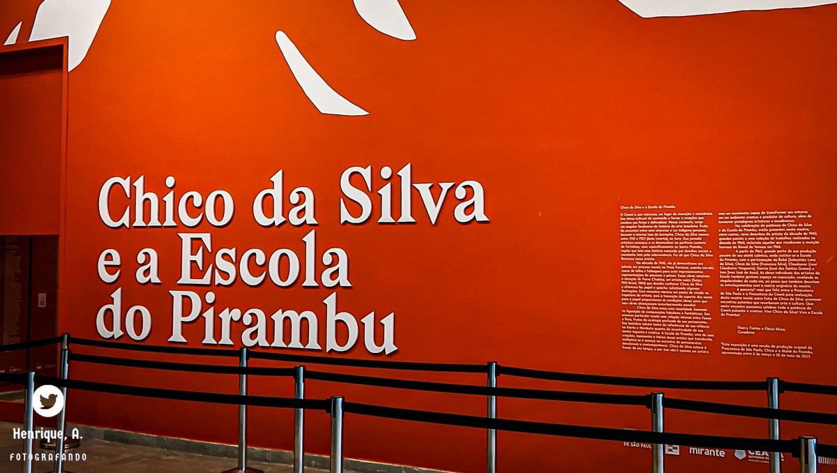 Henriquer_Ah's tweet photo. Exposição Escola Pirambu
Chico da Silva e a Escola do Pirambu: Pinacoteca do Ceará abre maior exposição já realizada sobre o artista.
📌 Pinacoteca do Ceará, Fortaleza - CE.
📸 Alexandre Henrique
#Exposicao #Photography #Arte #Pirambu #Fortaleza #CE #ChicoSilva #Arte #Photo
++ https://t.co/kVnDD4uYaF