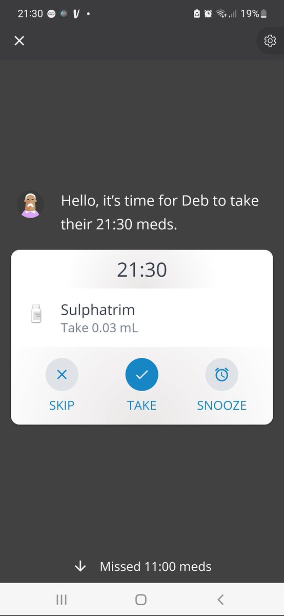 JBOccyTherapy's tweet photo. You can set continuous treatment, choose how long courses are or have reminders every x number of hours. Just delete the profile when your hog doesn't need it any more and add a new one for the next case. https://t.co/t0VBvmxbfP