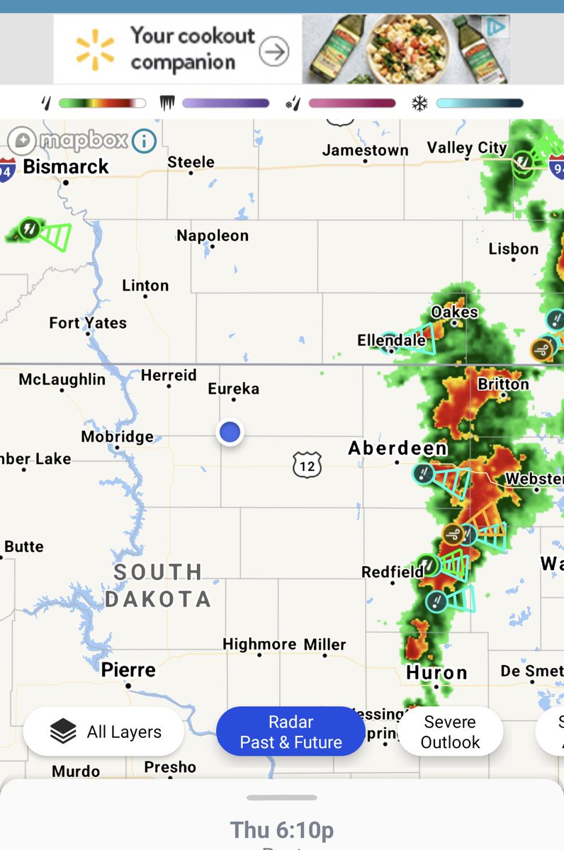 Elli Haerter (@ellihaerter) on Twitter photo View of the eastern SD storm front from the McPherson/Edmunds County line on SD Hwy 47 6:15 pm. About 80 miles west of the storm, out on the prairie looking east. Incredible. <a href="/NWSAberdeen/">NWS Aberdeen</a> View of the eastern SD storm front from the McPherson/Edmunds County line on SD Hwy 47 6:15 pm. About 80 miles west of the storm, out on the prairie looking east. Incredible. <a href="/NWSAberdeen/">NWS Aberdeen</a>