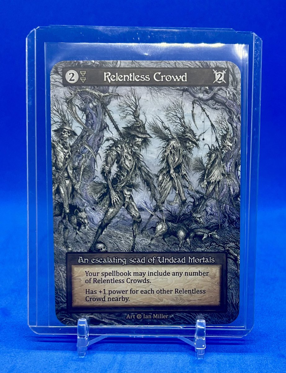 shabba49's tweet photo. What an awesome card. Only 100 of these promos were made! @SorceryTCG https://t.co/FFS8FeI3Z9