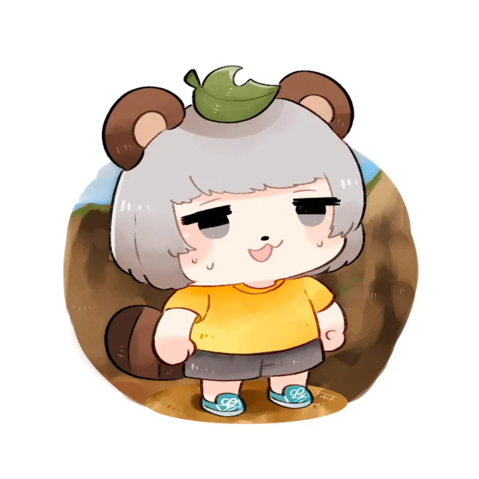   #ぽんぽこはやおき #ぽこあーと