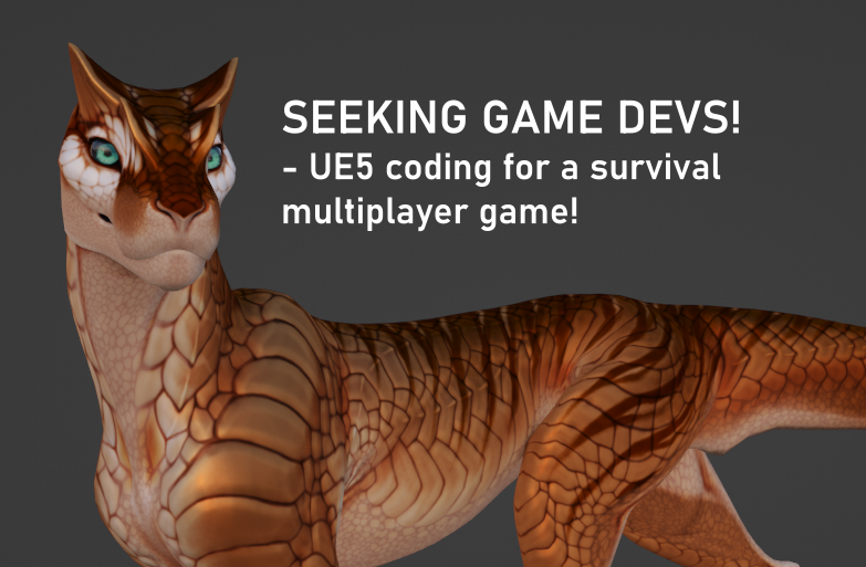 HawkeSouthworth's tweet image. I am looking to hire coders for my survival game!! C++ is the coding language, and it is a creature survival game! Please DM me with your qualifications and rates!! If you know anyone who might be interested in this opportunity please share this post with them!!