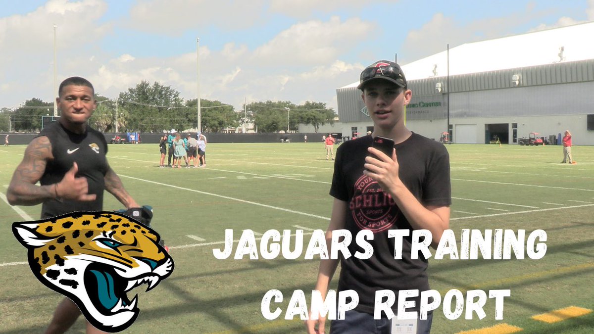 SchlickSports's tweet photo. My report from Jaguars training camp is out now! I give my thoughts on this Jags team heading into the season along with some quotes from Travon Walker and Press Taylor, highlights, photobombs, and cartwheels. Check it out!

YouTube: https://t.co/StRM0Rh42E https://t.co/SypGgiidJO