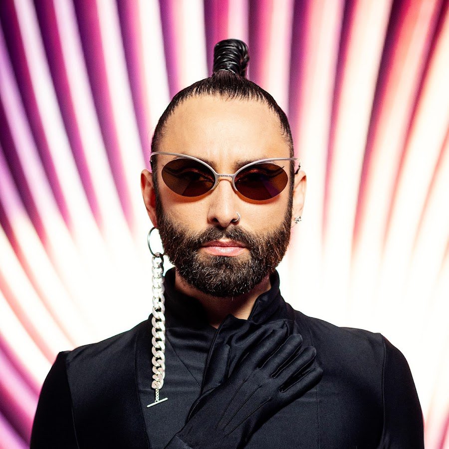 EurovisionOnion's tweet photo. #RUMOUR: Conchita Wurst is set to return to the #Eurovision stage, after rumours of an internal selection happening in #Austria. Be ready for September as a bond-esque song is set to be released by her again for the contest. https://t.co/W30geC1wkE