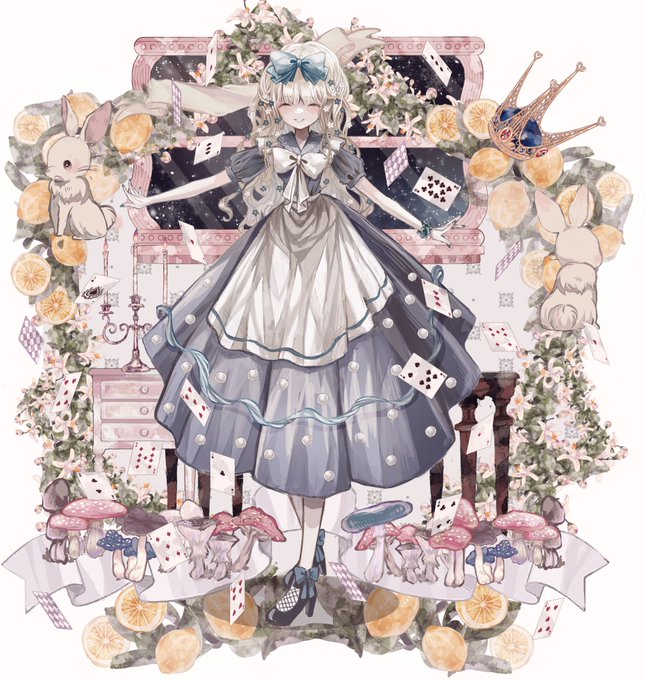 「playing card puffy sleeves」 illustration images(Latest)