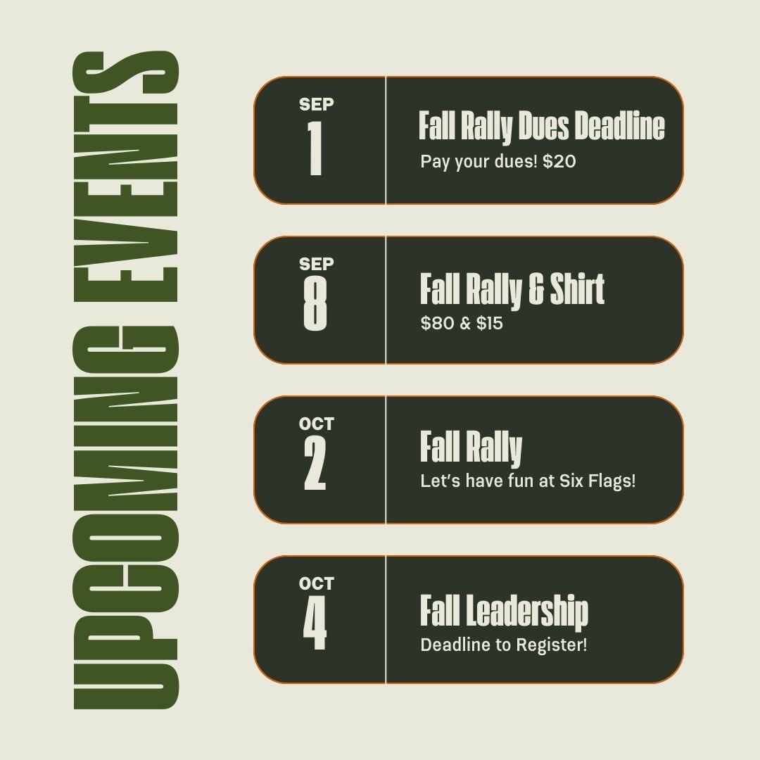 Here are some of our upcoming events ! <a href="/NCCA_Covington/">NCCA</a>