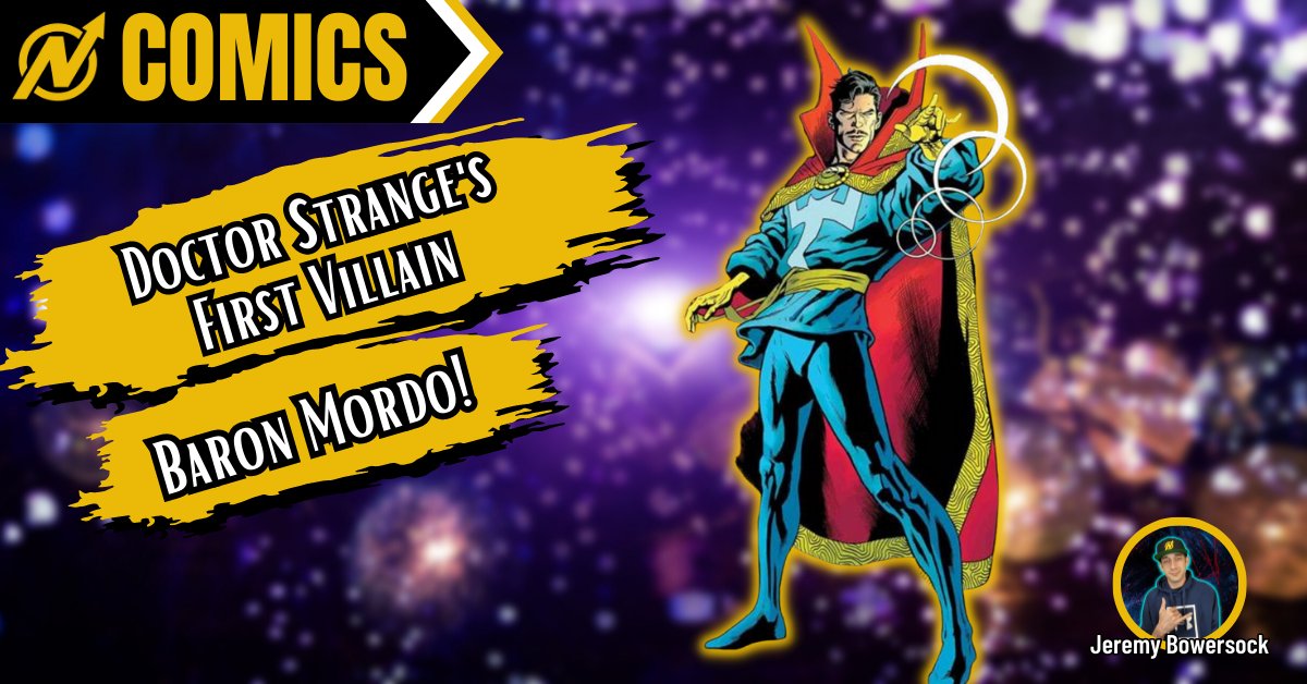 Who Was Doctor Strange's First Villain? Baron Mordo! nerdinitiative.com/2023/08/10/who… #NerdInitiative #comics #news #nerds