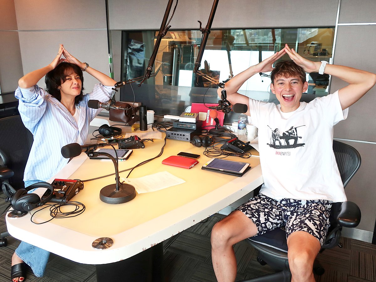 jwave_2019's tweet photo. #山の日 9時間の生放送 ⛰☀️

#ハリー杉山 &amp; #浦浜アリサ
ツインナビでスタートしました！

／
📻 #radiko はこちら👇
https://t.co/glIseDWx12
＼

📢 この後のゲストは…
9:30頃〜 #工藤阿須加 さん
10:30頃〜 #野口健 さん  (@kennoguchi0821)

お楽しみに!!😊🎶

#山813 #jwave #メイスイ https://t.co/NYxLc2zhmp