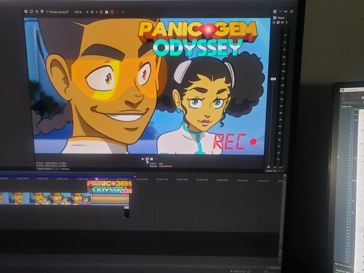 Here are the previews to the teaser & the cover of the announcement (again) trailer.
#panicgemodyssey @panicgemodyssey
#indiegame #idgev #gamedev #afrofuturism #blerd #afrogirl #afropuffs #mobile #puzzlegame #apttmh