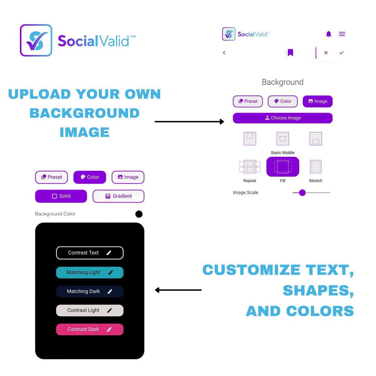 SocialValid tweet media