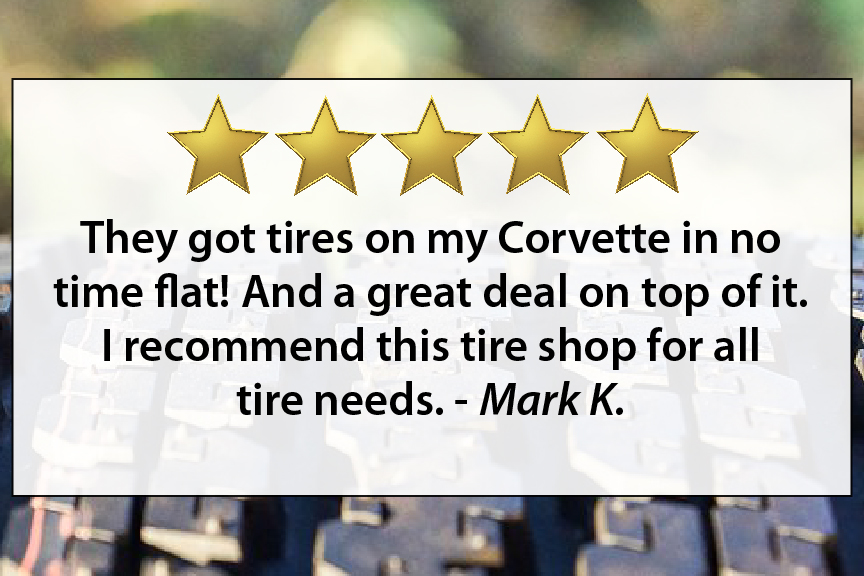 Thanks for the great review, Mark! 

We're glad to see you were completely satisfied with your visit to Schierl Tire &amp; Service. We look forward to providing you with the best tire prices again in the future! Take care.