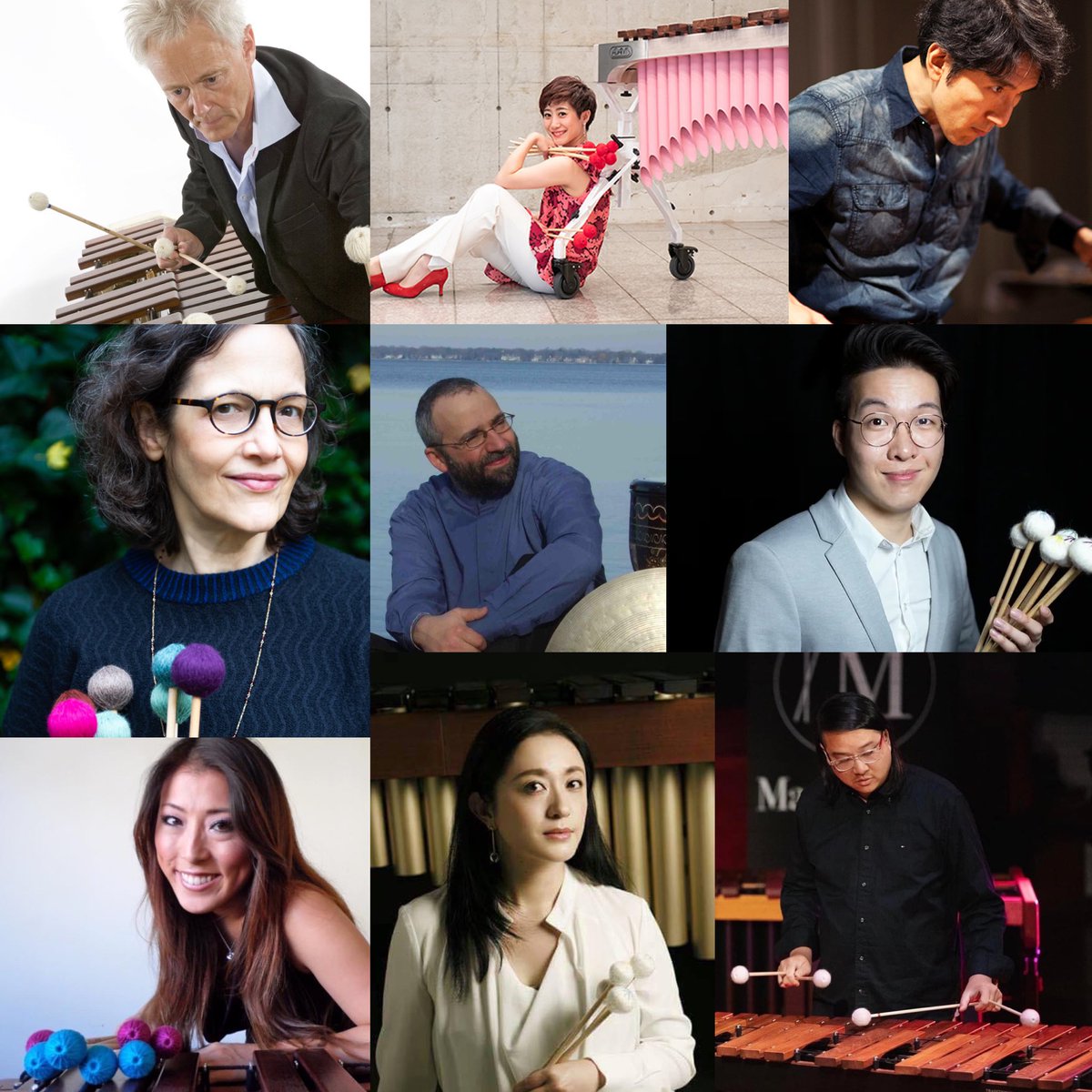 So much musical talent in this photo of Salyers Percussion and Encore Mallets marimba artists!