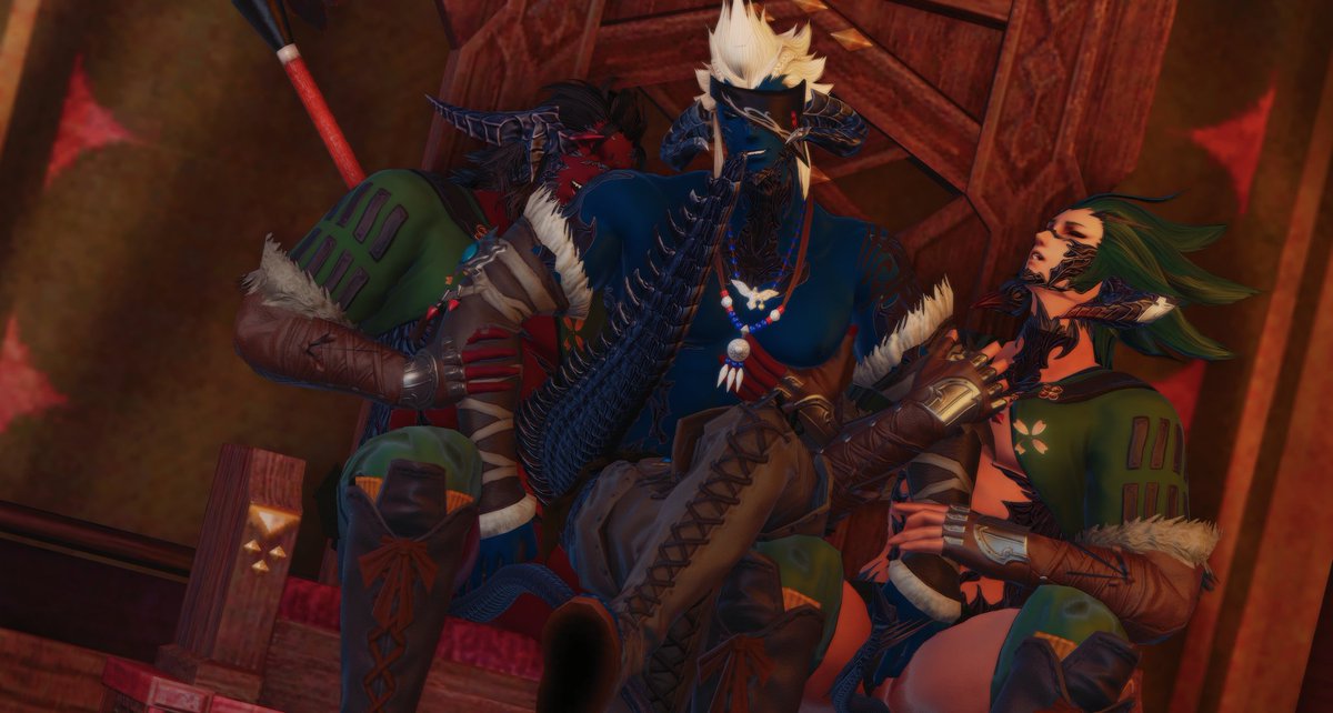 RedRaenRumble's tweet photo. #Daidukul taking care of his #buduga boys.
#GPOSERSNSFW https://t.co/JlyfHVK8YT