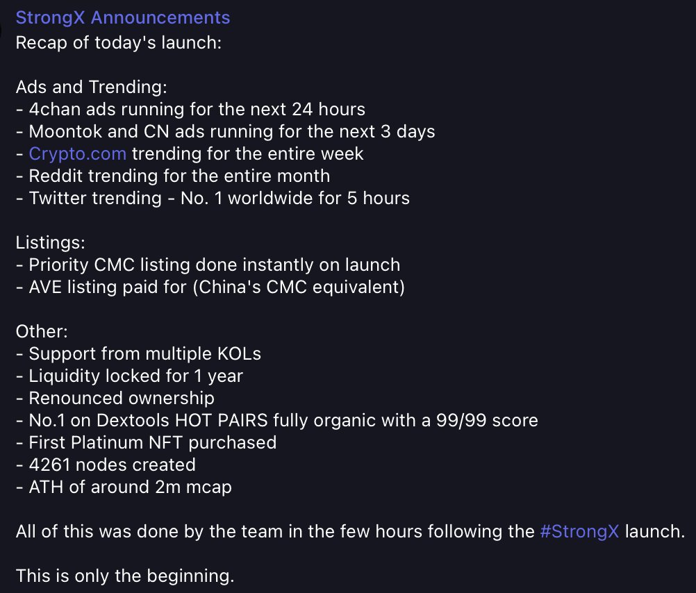 StrongX tweet media
