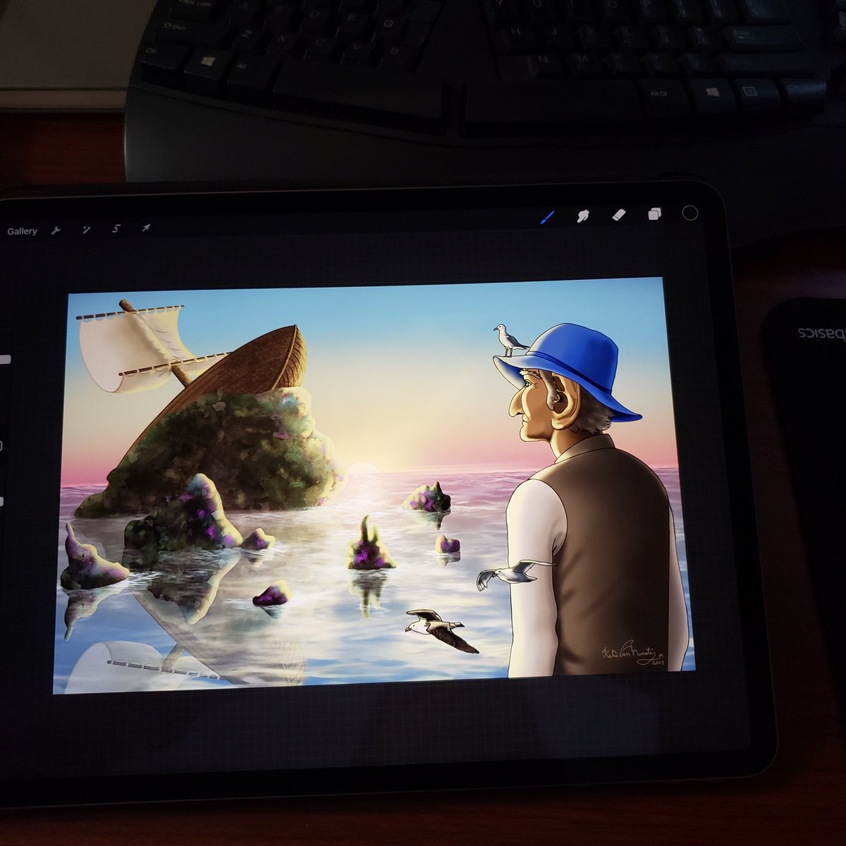 KVMCreates's tweet photo. Just about done. Gonna let it sit until tomorrow to be sure.
#wipart https://t.co/buU0OZoJ6B