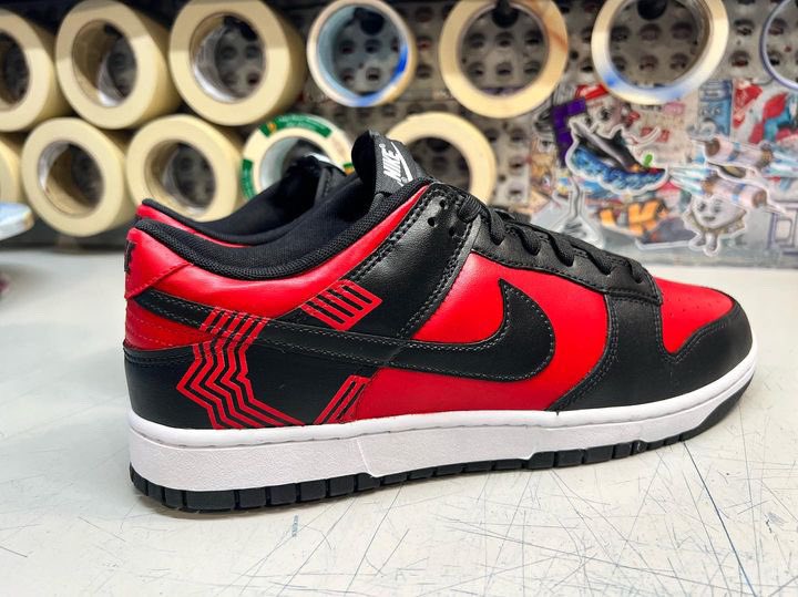 KySportsRadio's tweet photo. Thanks to my man @truebluecustoms for my new Cincy Reds Dunks

Ready for KSR night on Aug 19 https://t.co/dUGEZ6iAJG