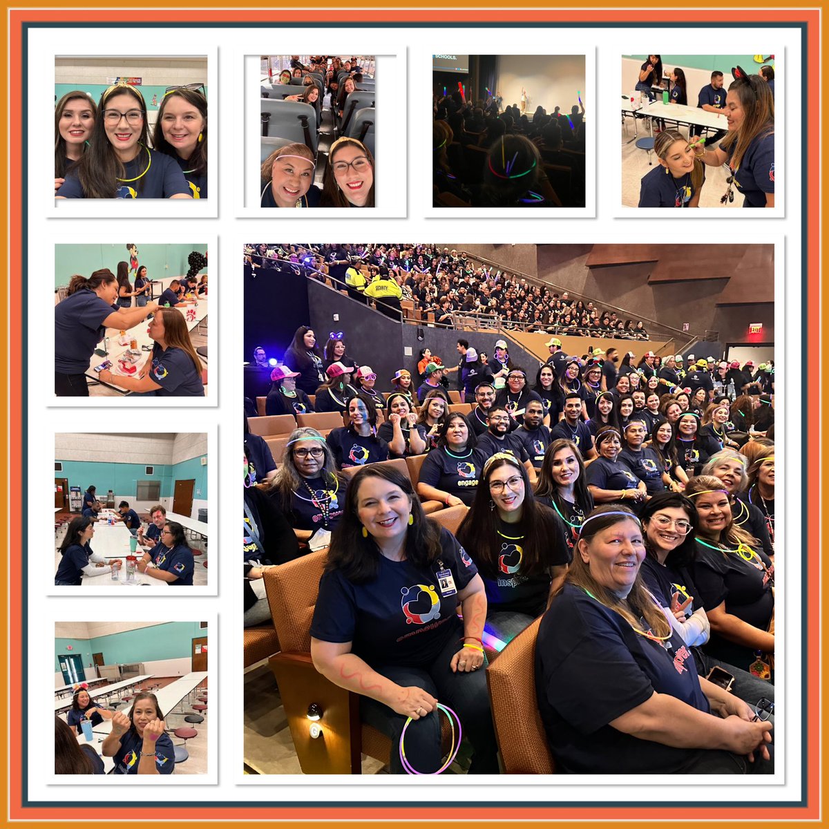 Today we got to enjoy our HCISD district kick off! Full of emotion, motivation and ready to be #inspiration with <a href="/gingerarmstrong/">Ginger Armstrong</a> <a href="/MDelaCruzHCISD/">Mayra De la Cruz</a> with our Mighty Eagles and Knights for the 23-24 school year!