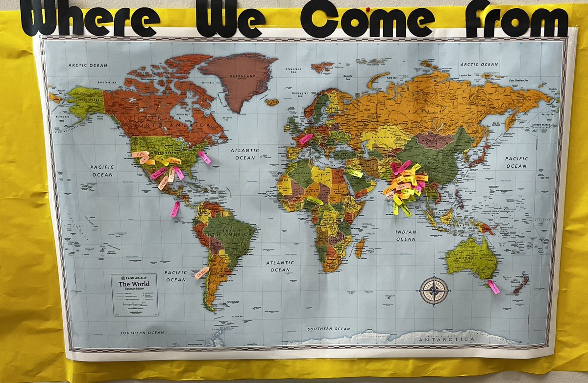 Where in the world do we come from? #CISDESLBIL @CRECoyotes