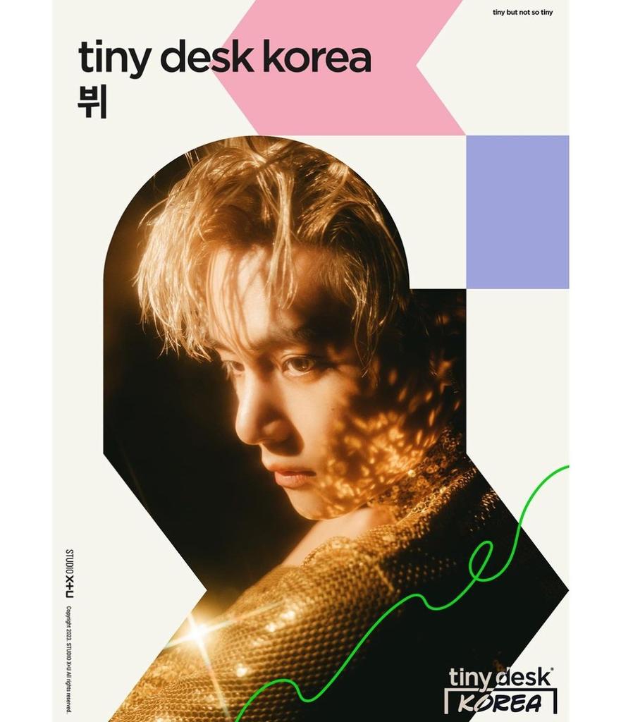 Taehyung of <a href="/BTS_twt/">방탄소년단</a> will appear and perform at Tiny Desk Korea 💜

#V_Layover