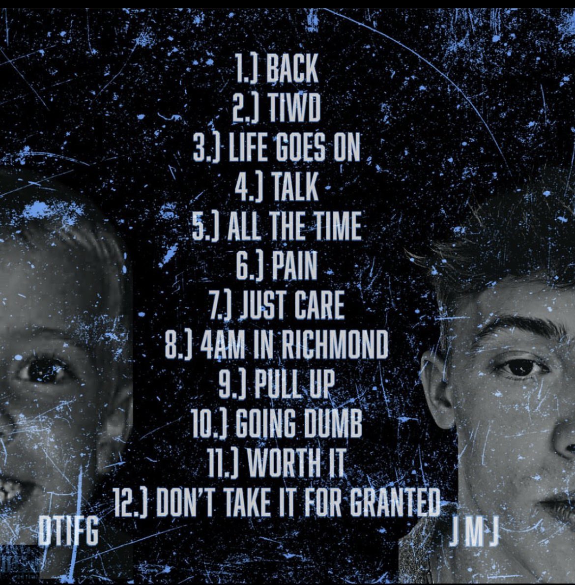 🎶<a href="/jayden25adams/">j m j</a> JMJ’s new album dropping 1 week from tonight! Be sure to stream/download to help support all the hard work he puts into this, all while going to EKU and working. He writes all his songs, puts all the music together, and does his own album artwork as well. 
#DTIFG