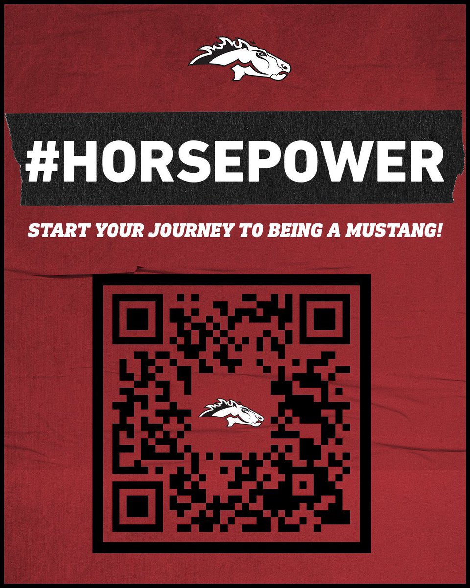 Class of 2024/JUCO Transfers‼️ 

Future Mustangs 🐎 scan the QR Code to start your recruiting process with Morningside University XC|TF. 

#HORSEPOWER