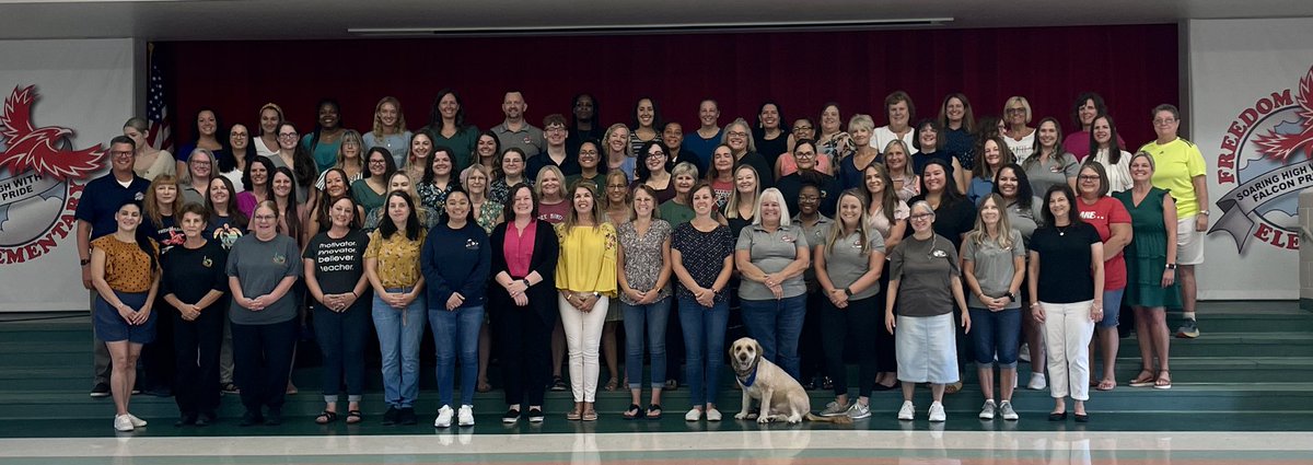 These smiling Falcon Falcuty faces can’t wait to soar high this school year!!