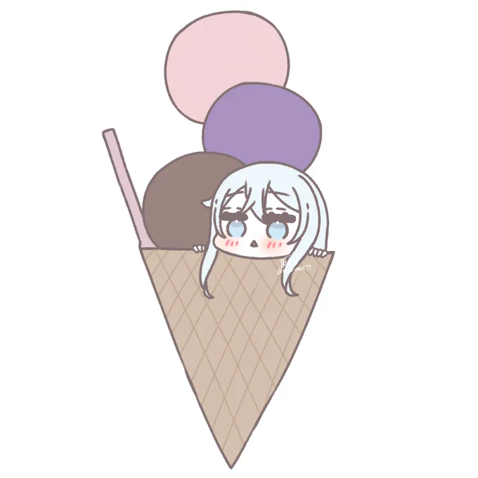 32.アイスになりました  #100日チャレンジ #prsk_FA