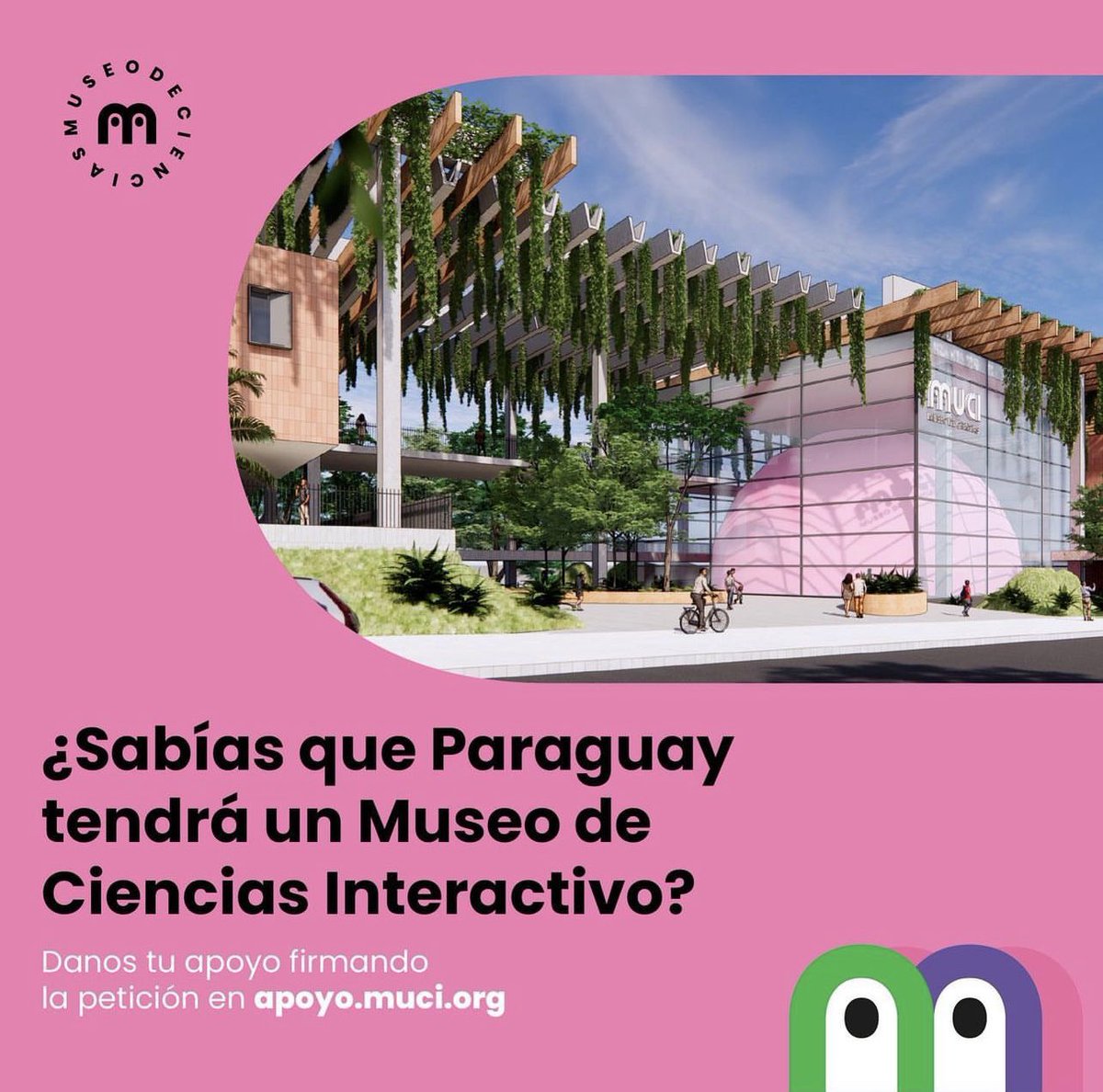 DavePeery's tweet photo. ¿Te emociona la posibilidad de tener un museo interactivo de clase mundial en Paraguay? Favor de firmar nuestra petición! https://t.co/zmK5MfHu34 https://t.co/cSogTTiK6s