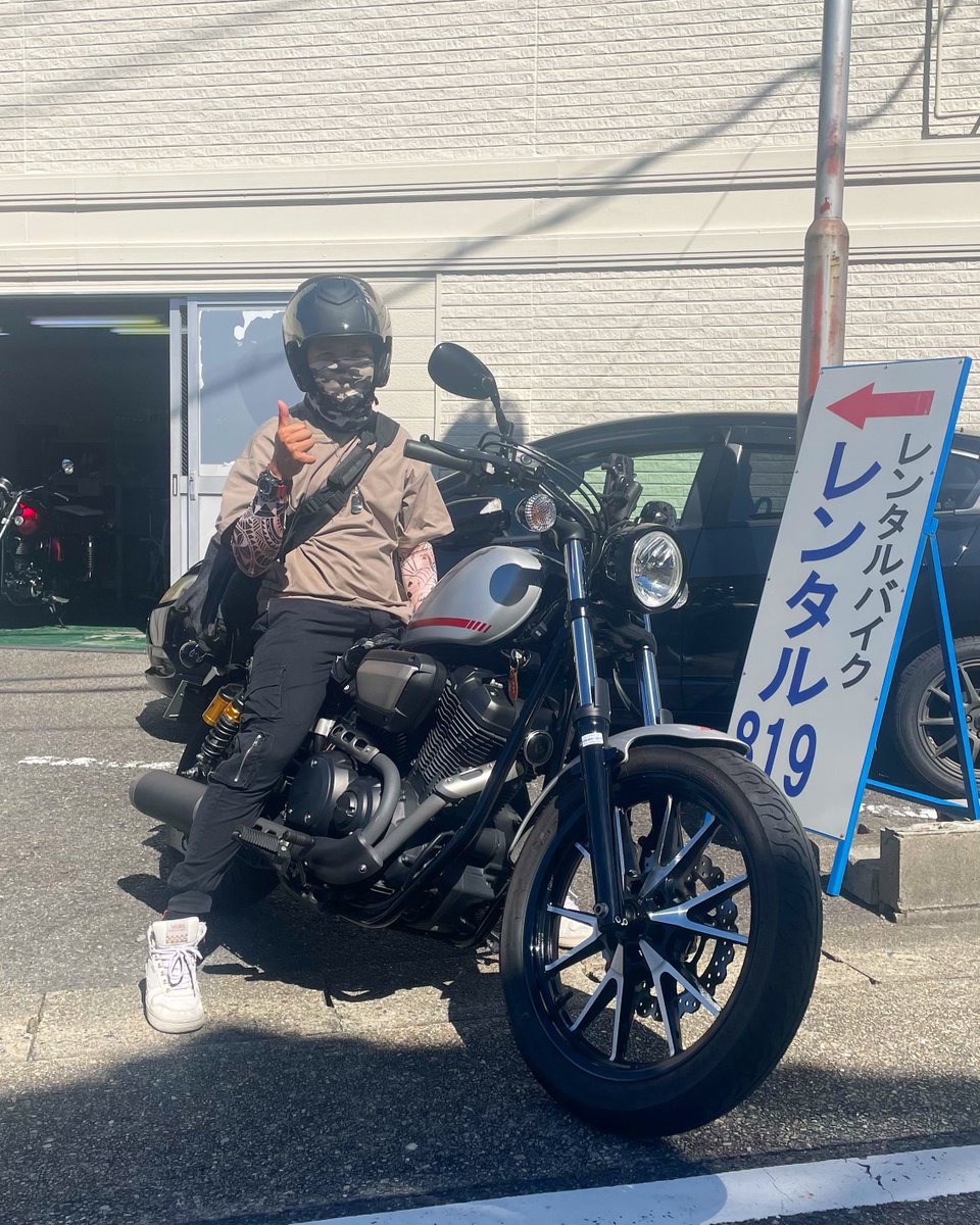 rental819_meito's tweet photo. #ボルトrスペック を #レンタル していただきました、ありがとうございます♪
岐阜、三重までタンデムツーリングとの事です☺️
お気を付けて行ってらっしゃいませ✨
#レンタルバイクでツーリング #yamaha #boltrspec #バイク好きな人と繋がりたい #バイク乗りと繋がりたい #愛知ライダー https://t.co/xjZJ91zYce
