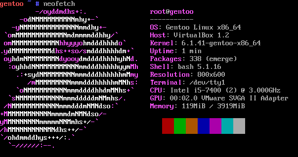 eWill66's tweet photo. Eventually, I've made it. Took too much time, really. Last time I installed Gentoo in 2005. The next purpose - LFS (Linux From Scratch) 😎 #gentoo #linux https://t.co/3Ffp5uqpMB