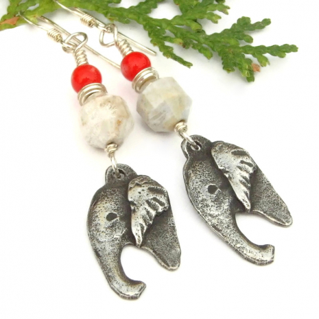 shadowdogdesigns.com/product/elepha… @ShadowDogDesign #SDFTT #ShopSmall #ElephantEarrings