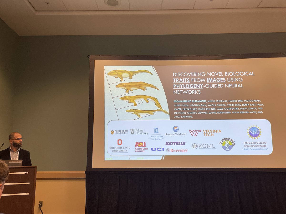 Mohannad Elhamod (@elhamodmohannad) on Twitter photo It was a pleasure presenting our <a href="/imageomics/">Imageomics Institute</a> work on "Discovering Novel Biological Traits From Images Using Phylogeny-Guided Neural Networks" at <a href="/kdd_news/">SIGKDD 2025</a> #KDD2023, see the community's interest, and get feedback on the project's future direction!
dl.acm.org/doi/10.1145/35… It was a pleasure presenting our <a href="/imageomics/">Imageomics Institute</a> work on "Discovering Novel Biological Traits From Images Using Phylogeny-Guided Neural Networks" at <a href="/kdd_news/">SIGKDD 2025</a> #KDD2023, see the community's interest, and get feedback on the project's future direction!
dl.acm.org/doi/10.1145/35…